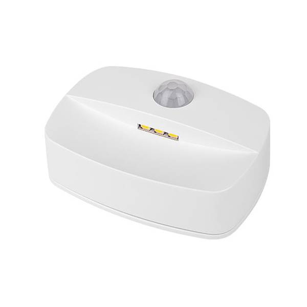 LVT LAMPKA NAŚCIENNA AKU LIMA PIR BIAŁA 3xAAA 9526