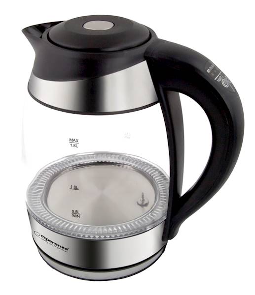 ESPERANZA CZAJNIK SEINE SZKŁO EKK026 1,7L CZAR/INX