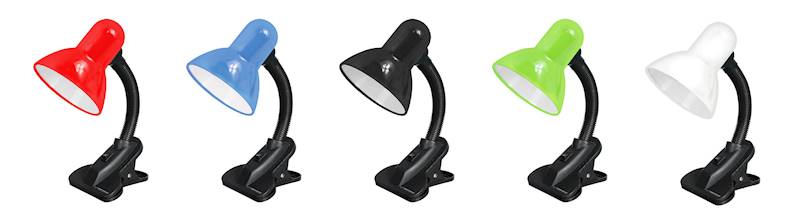 ESPERANZA LAMPKA BIUR.PROCYON E27 ELD106W BIAŁA