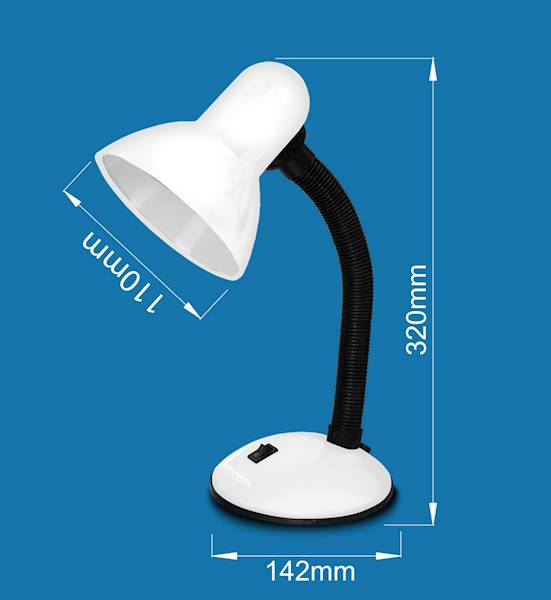 ESPERANZA LAMPKA BIUR.ARCTURUS E27 ELD107K CZARNA