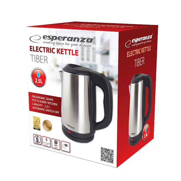 ESPERANZA CZAJNIK TIBER EKK036X 2,5L INOX