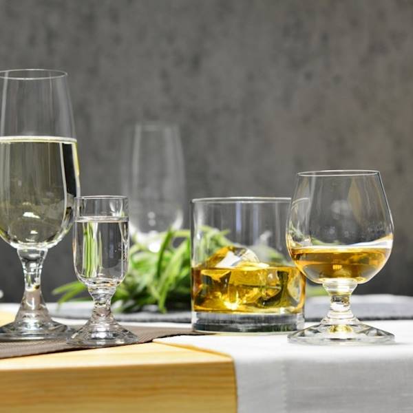 KROSNO BALANCE 6 SZKLANEK NISKICH DO WISKY 220ml