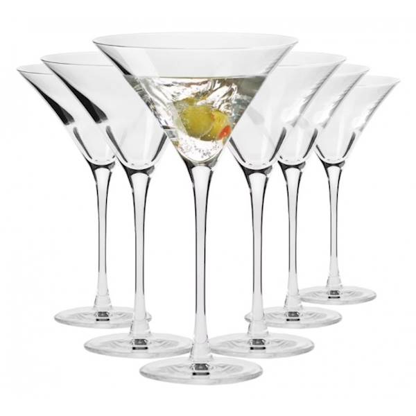 KROSNO DIVINE 6 KIELISZKÓW DO MARTINI 250ml