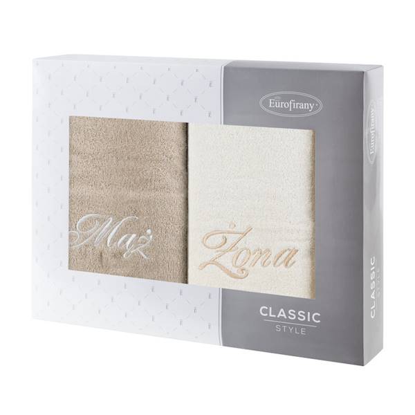 EU.RĘCZNIK MĄŻ ŻONA 2 szt.50x90cm 459002