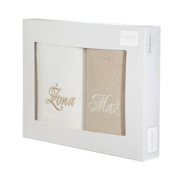 EU.RĘCZNIK MĄŻ ŻONA 2 szt.50x90cm 459002