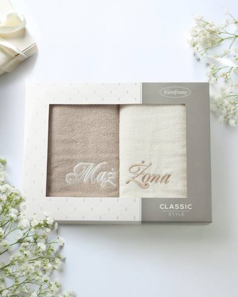 EU.RĘCZNIK MĄŻ ŻONA 2 szt.50x90cm 459002