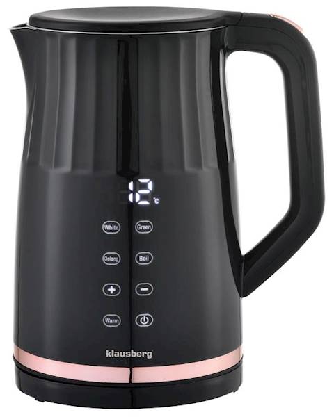 KLAUSBERG CZAJNIK ELEKT. 1,7L CZARNO/RÓŻ KB7896