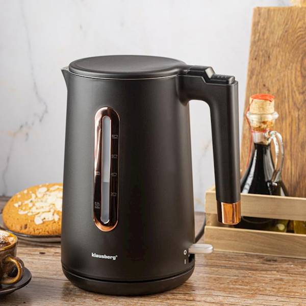 KLAUSBERG CZAJNIK ELEKT. 1,7L CZARNO/RÓŻ KB7889