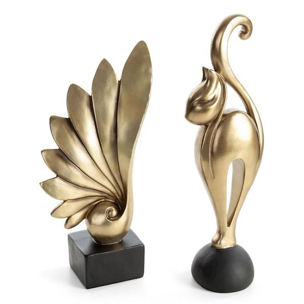 EU.FIGUR. TYLOR/FIG/01 13x10x40 478787 KOT ZŁOTY