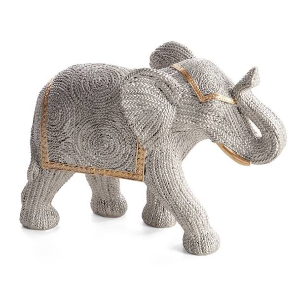 EU.FIGUR. VALERI/2/FIG/1 25x9x18 478773 SŁOŃ SREB.