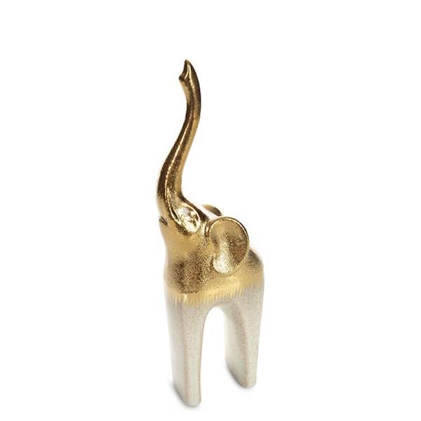 EU.FIGUR. MAX/1/FIG/2 11x7x30 477951 SŁOŃ KREM+ZŁ.