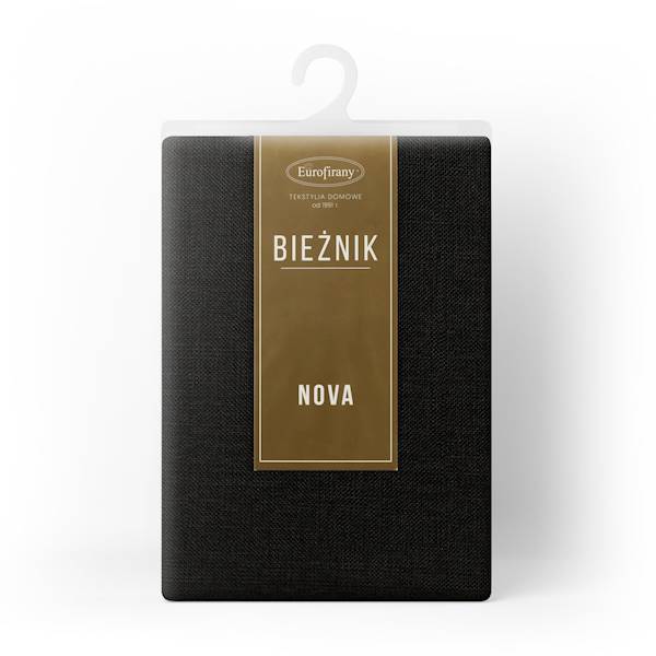 EU.BIEŻNIK STELLA/1 40x140 409902 CZARNY BROKATOWY