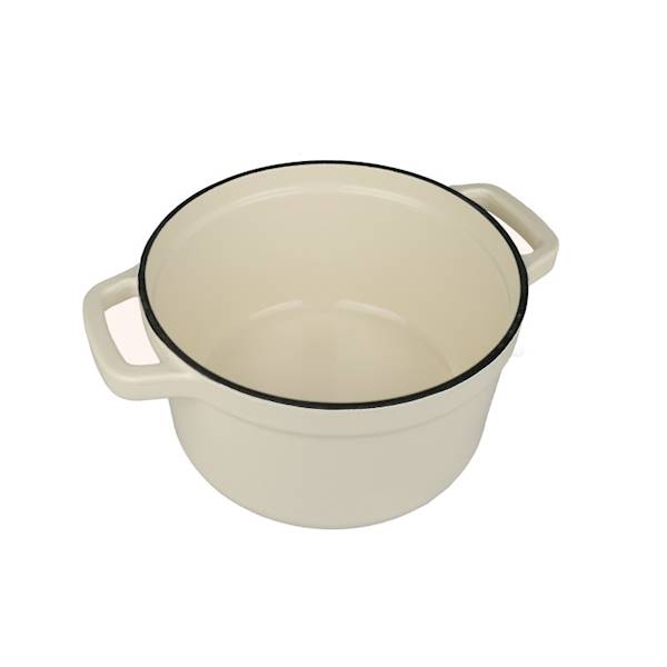 NOIS GARNEK ŻELIWNY TIERRA 20cm KREMOWY 830041