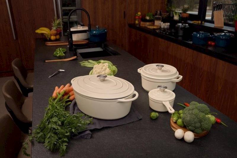 NOIS GARNEK ŻELIWNY TIERRA 36x26cm KREMOWY 830386