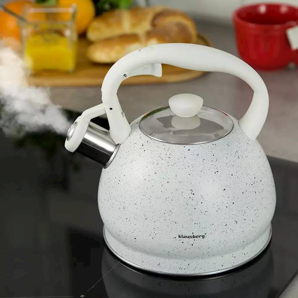 KLAUSBERG CZAJNIK 2L KB7319 NAKRAPIANY BIAŁY