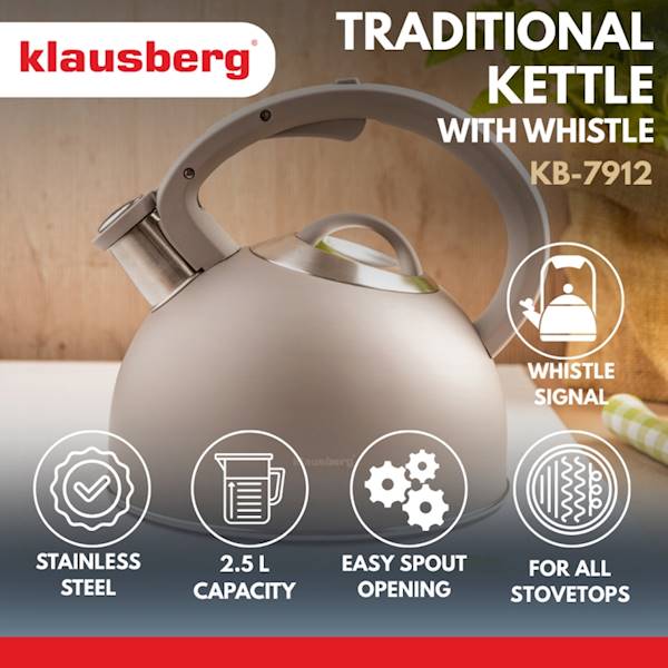 KINGHOFF CZAJNIK 1,8L KB7912 POPIELATY