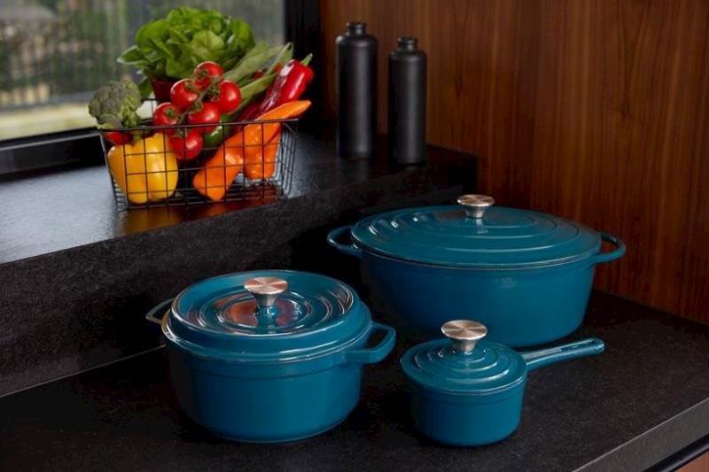 NOIS GARNEK ŻELIWNY TIERRA 24cm MORSKI 830379