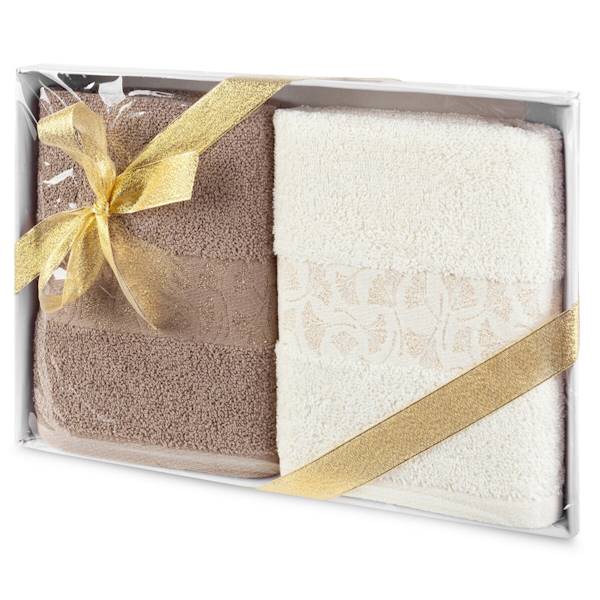 EU.RĘCZNIK BLINK 2 szt.50x90 463503 BEŻ+KREM