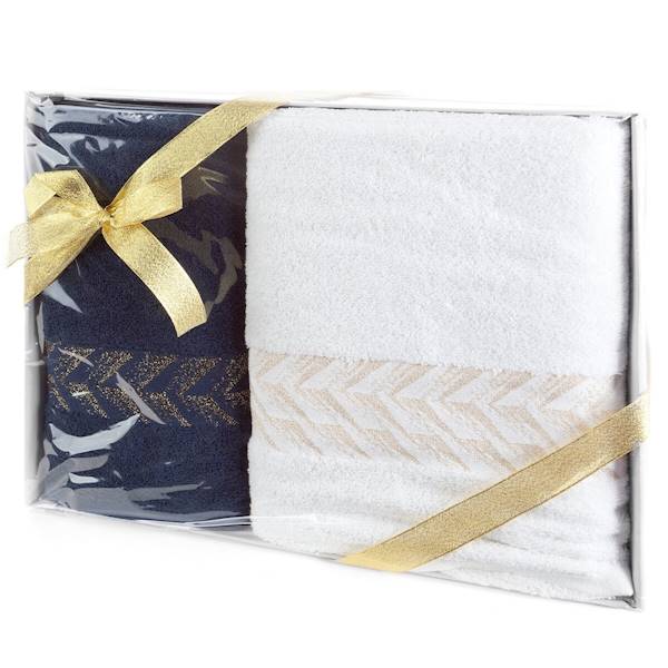 EU.RĘCZNIK BLINK 2 szt.50x90/70x140 463521 BIA+GRA