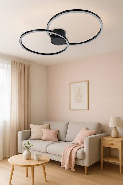 SMART PALFON LED 7274 BK 3000K 60W 5400lm CZARNY