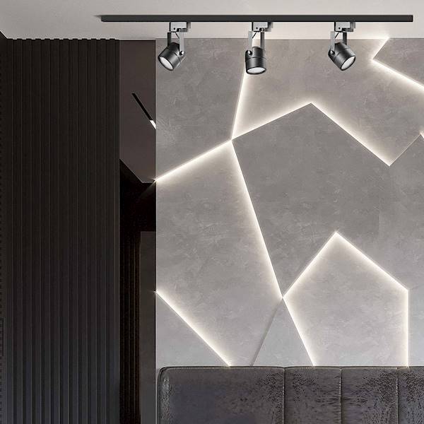 GOLDLUX ZESTAW SZYNOWY PRAGA 3xGU10 327345 CZARNY