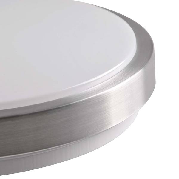 GOLDLUX PLAFON LED BENEDYKT 33cm 2xE27 326843 INOX