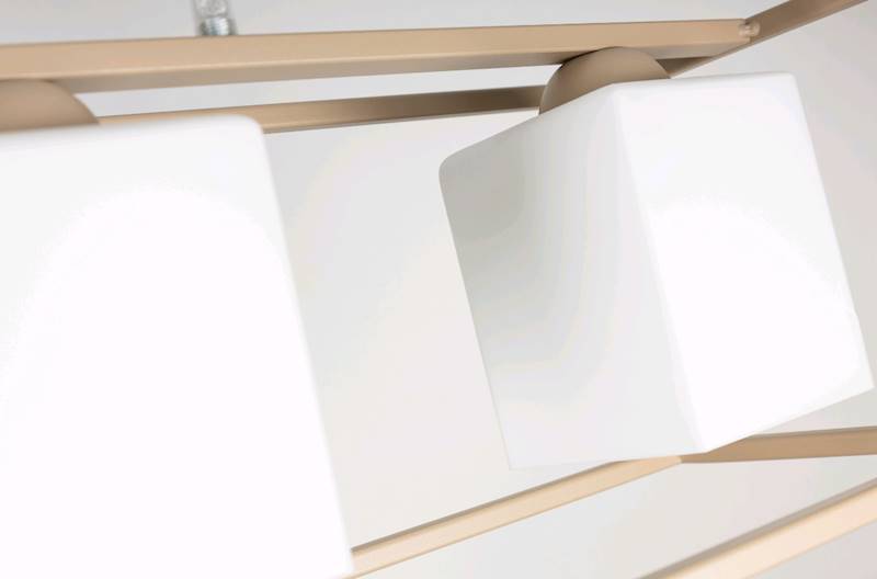 BL.OPR.OŚW.KLATKA 3L+KLOSZE BEŻ KASZMIR