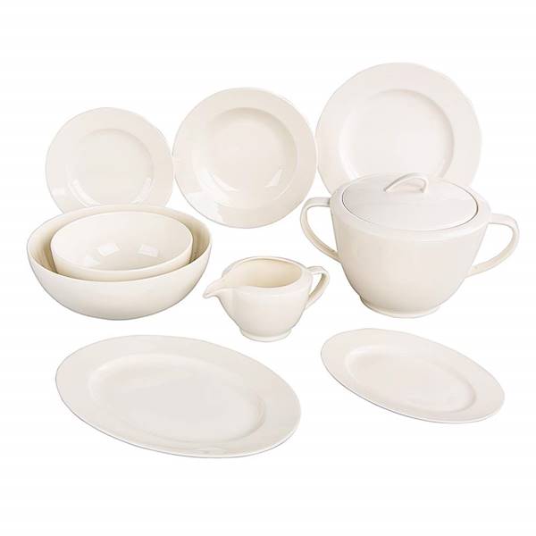 MARIAPAULA ECRU NOVA SOLARIS ZESTAW OBIADOWY 6/24