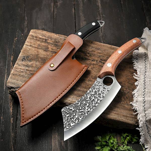 ROSSNER TASAK KUCHENNY W SKÓRZANYM ETUI B2492