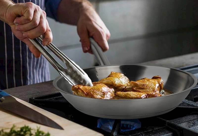 ROSSNER PATELNIA STALOWA INDUKCJA T8021 28cm