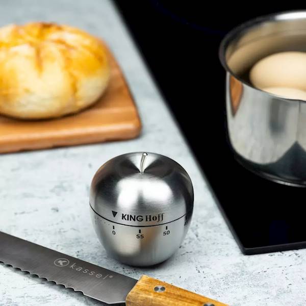 KINGHOFF MINUTNIK JABŁKO KH3133 INOX