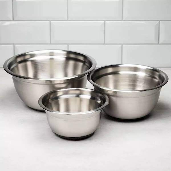 KLAUSBERG ZESTAW 3 MISEK Z GUMOWYM SPODEM KB7388