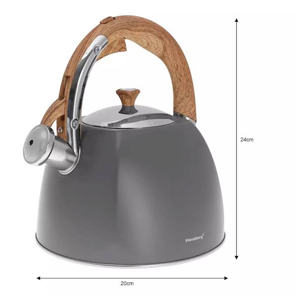 KLAUSBERG CZAJNIK 3L CIEMNO-SZARY KB7501