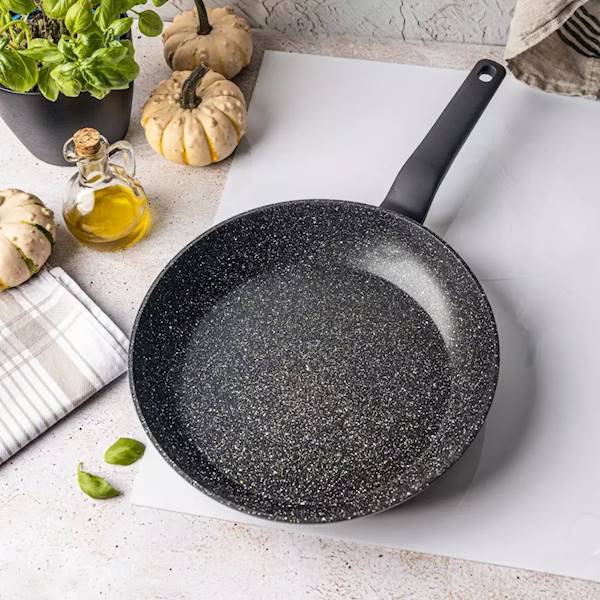 KLAUSBERG PATELNIA 28cm CZARNA-NAKRAPIANA KB7665