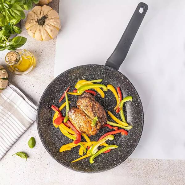 KLAUSBERG PATELNIA 28cm CZARNA-NAKRAPIANA KB7665