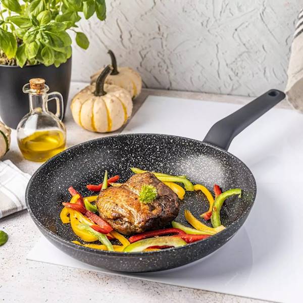 KLAUSBERG PATELNIA 28cm CZARNA-NAKRAPIANA KB7665