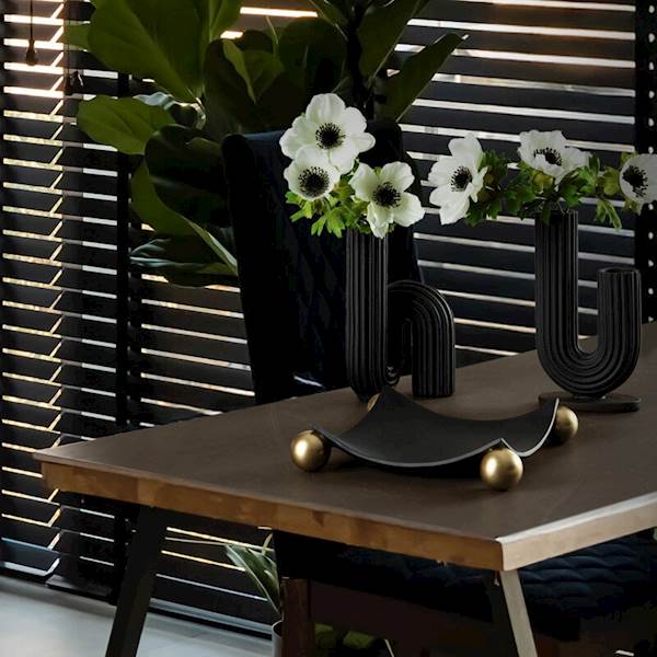 PATERA ALEX/PAT/01 23x23x5cm 478801 CZARNO/ZŁOTA EUROFIRANY