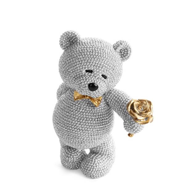 FIGURKA ELDO/1/FIG/52 10x7x13cm 478850 MIŚ SREBRNY EUROFIRANY