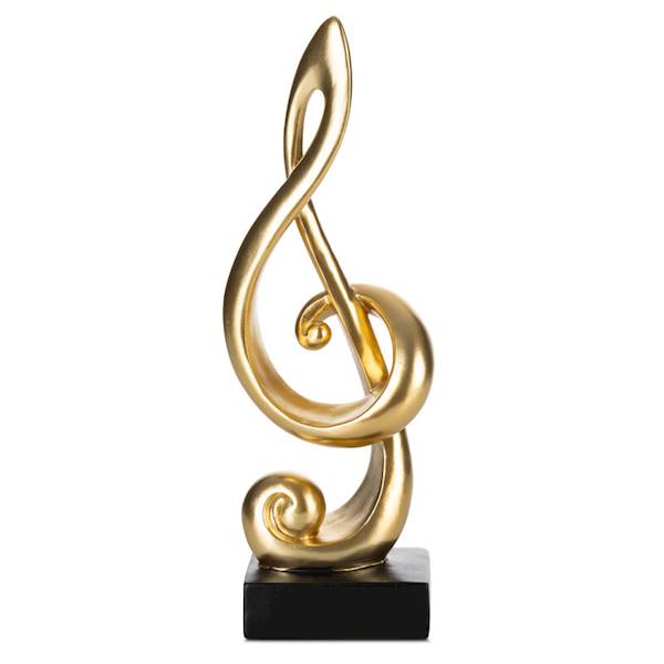 FIGURKA SONIK/FIG/04 13x9x36cm 462081 KLUCZ WIOLINOWY ZŁOTY EUROFIRANY