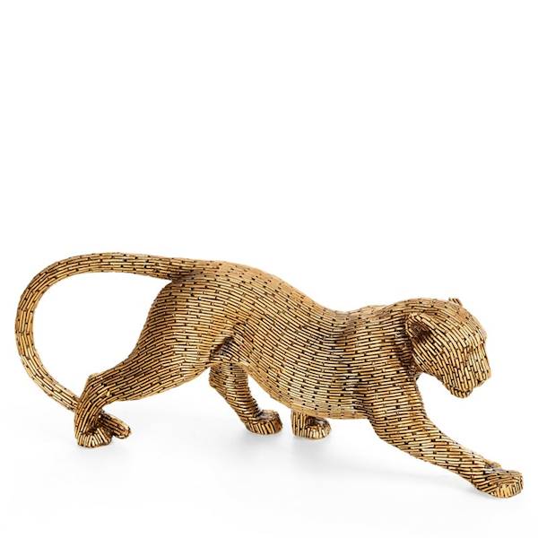 FIGURKA ZURI/2/FIG/01 34x8x12cm 486115 PANTERA ZŁOTA EUROFIRANY