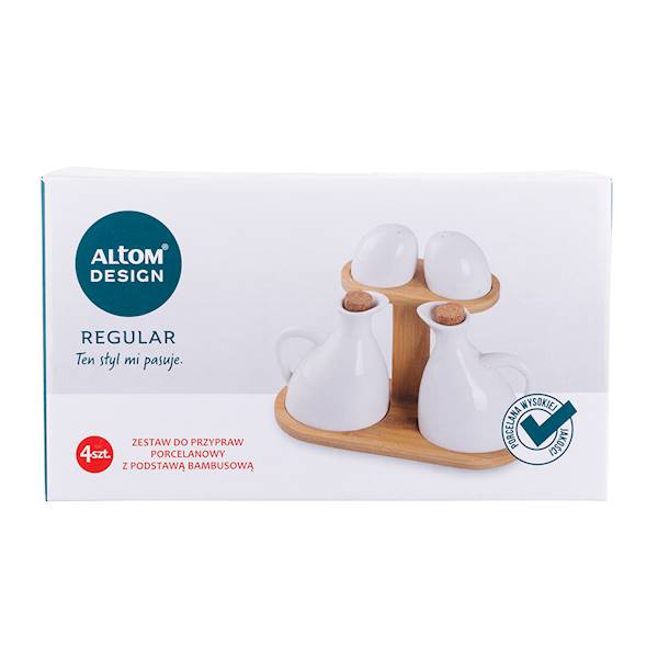 REGULAR ZESTAW DO PRZYPRAW 4 EL.+ BAMBUS.PODST.