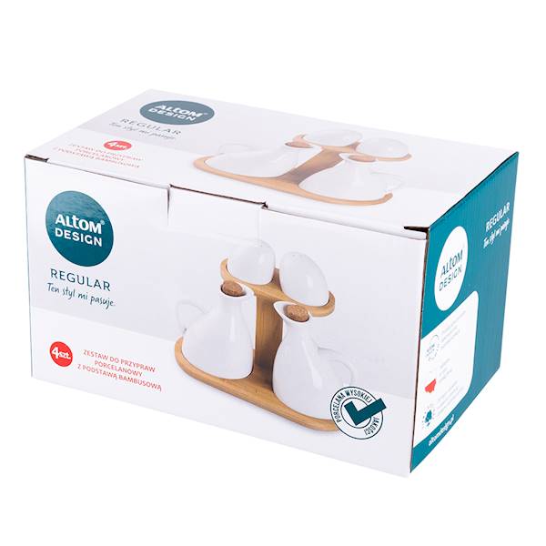 REGULAR ZESTAW DO PRZYPRAW 4 EL.+ BAMBUS.PODST.