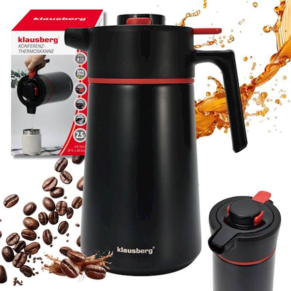 KLAUSBERG TERMOS KONFERENCYJNY 2,5L KB9013 CZARNY