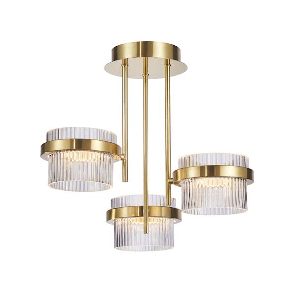 ITALUX TIARA PND-77362-3-24W-GD 2603lm 3000K ZŁOTY