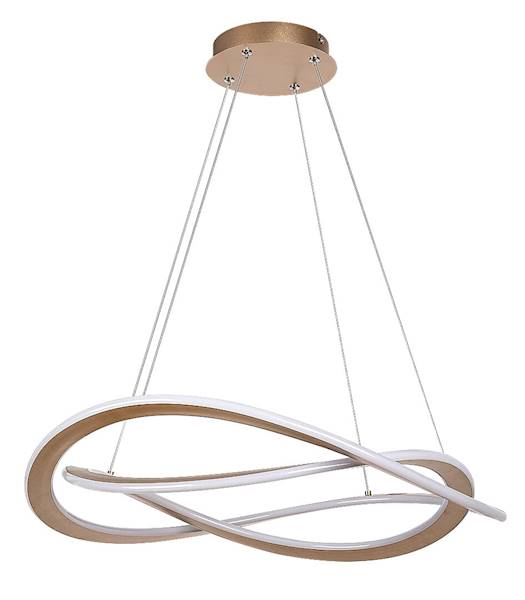 RAB.72282 KALLIRA LAMPA WISZ. LED 40W 3000K ZŁOTA
