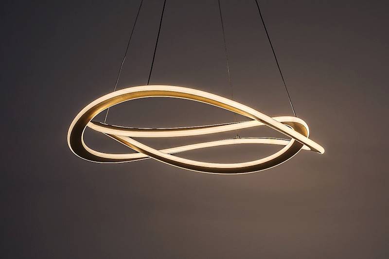 RAB.72282 KALLIRA LAMPA WISZ. LED 40W 3000K ZŁOTA