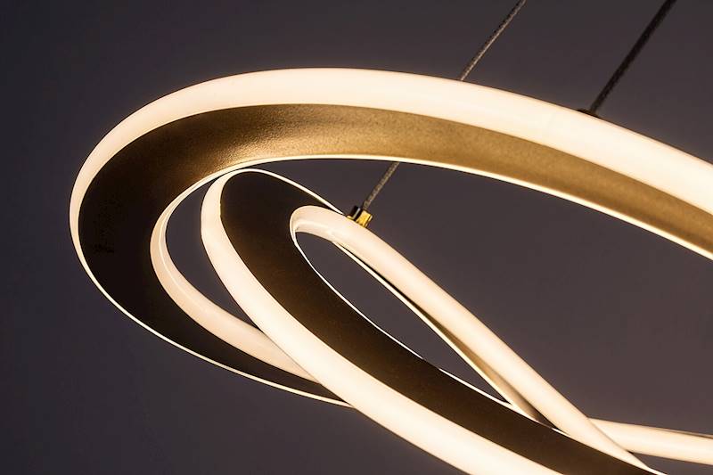 RAB.72282 KALLIRA LAMPA WISZ. LED 40W 3000K ZŁOTA