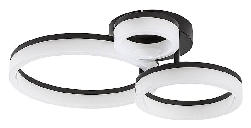 RAB.71385 AMILIA PLAFON LED 24W CCT CZARNY