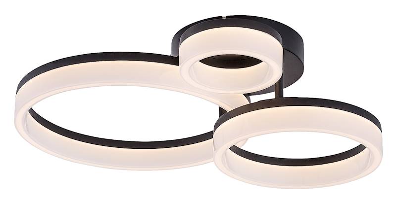 RAB.71385 AMILIA PLAFON LED 24W CCT CZARNY