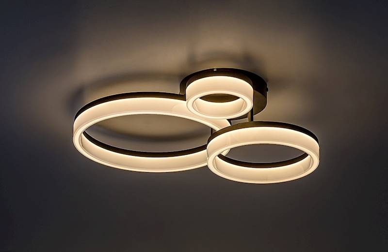 RAB.71385 AMILIA PLAFON LED 24W CCT CZARNY